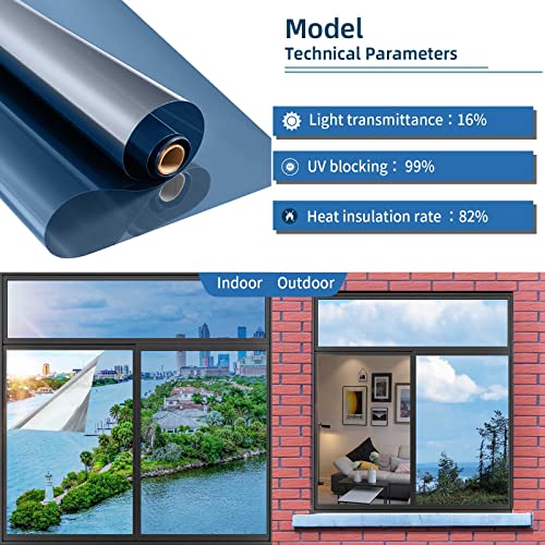 One Way Window Privacy Film with Tools