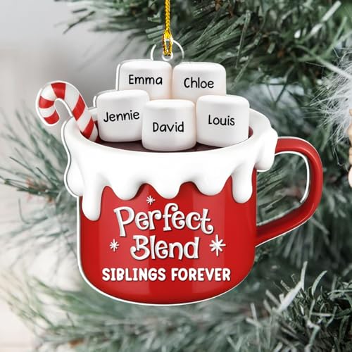 A Blend of Christmas Cheer Personalized Acrylic Ornament