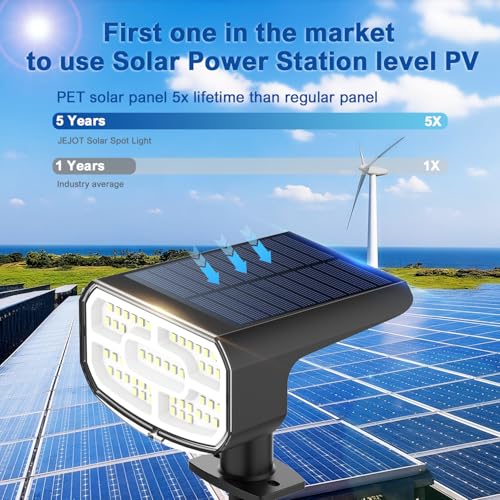 Solar Spot Lights Outdoor Waterproof (2 Count)