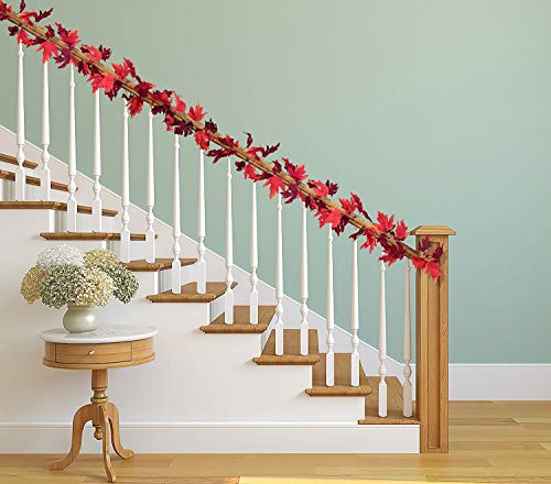 2 Pack Maple Leaves Fall Garland