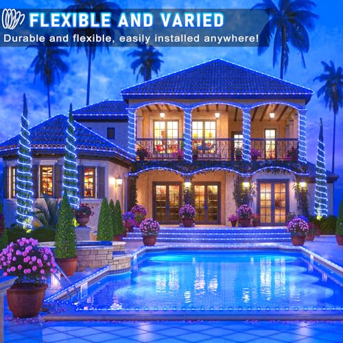 100FT 300 LED Rope Lights for Outside