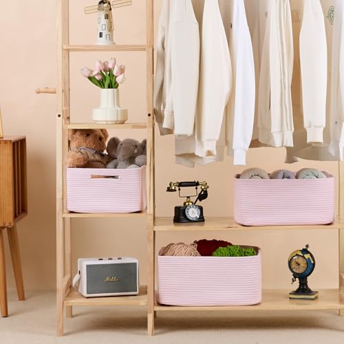 Large Storage Baskets for Shelves (2 Count)
