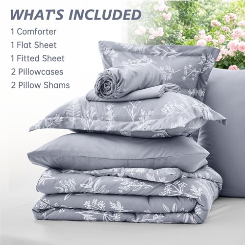 Light Grey Full Comforter Set