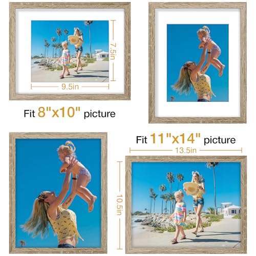 11x14 Picture Frames Set of 9 for Wall Mounting (9 Count)