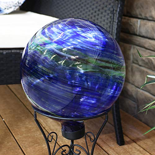 Sunnydaze 10" Glass Gazing Ball for Garden