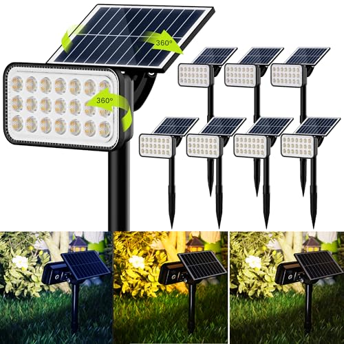 Solar Lights Outdoor Waterproof (8 Count)