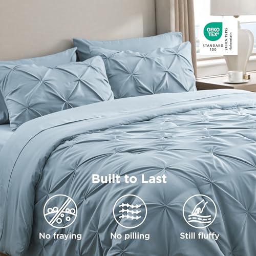 7 Piece Queen Comforter Set & Sheet Set