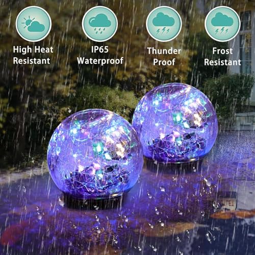 6 Pack 3.9" Solar Garden Lights Outdoor Waterproof (6 Count)
