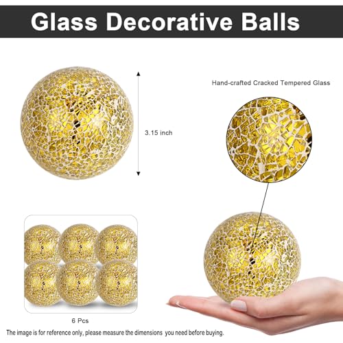 6Pcs Decorative Ball for Bowls (6 Count)