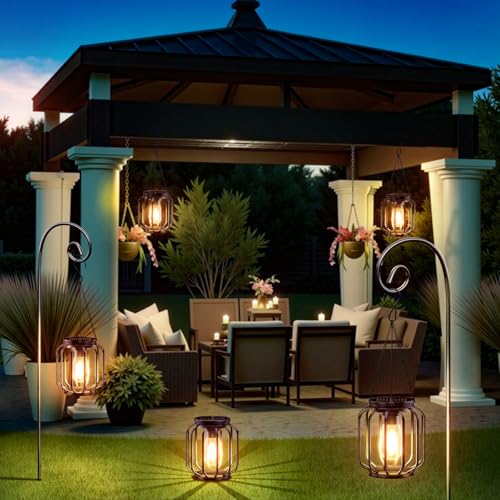 Solar Hanging Lanterns Outdoor (2 Count)