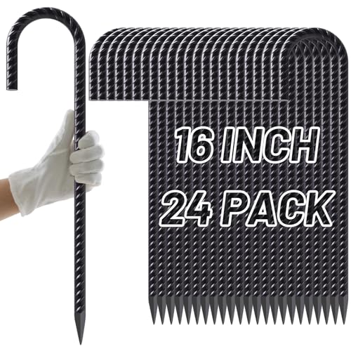 J Hook Rebar Stakes 16 Inch (24 Count)