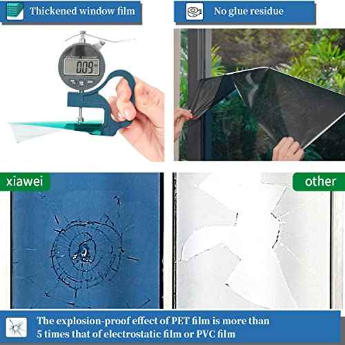 One Way Window Privacy Film with Tools