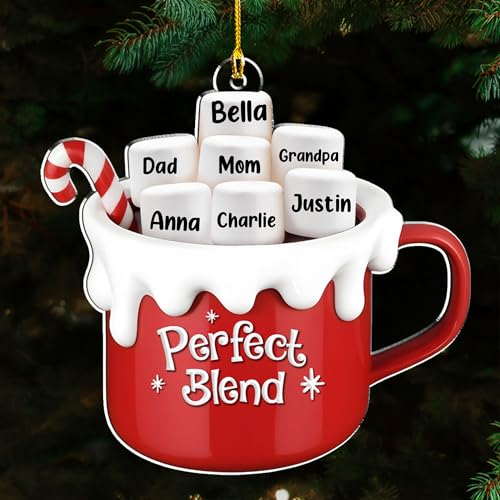 A Blend of Christmas Cheer Personalized Acrylic Ornament