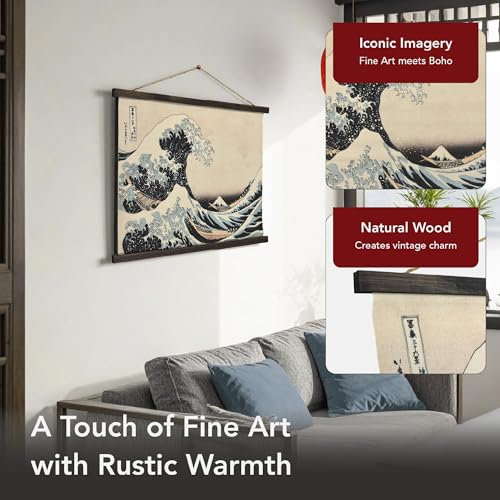 The Great Wave off Kanagawa Tapestry Beach House Wall Art