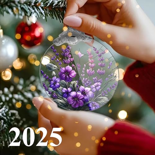 Purple Christmas Ornaments