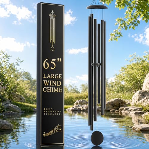65" Extra Large Wind Chimes for Outside Deep Tone