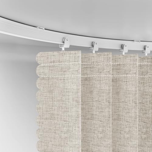 Room Divider Curtain Sets with Flexible Ceiling Track