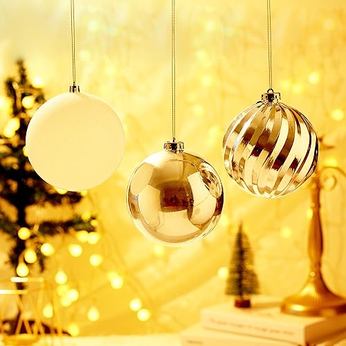 50pcs Shatterproof Christmas Ball Tree Ornaments (50 Count)