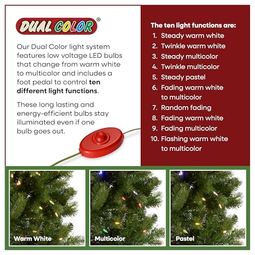 12ft Pre Lit Downswept Douglas Fir Slim Christmas