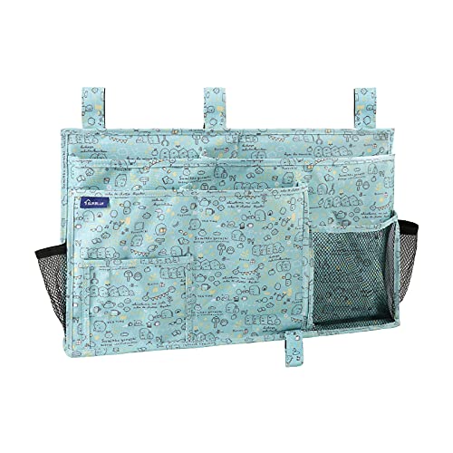 Bedside Caddy Hanging Bed Organizer Storage Bag Pocket for Bunk and Hospital Beds