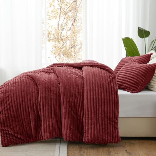 Fleece California King Comforter Set