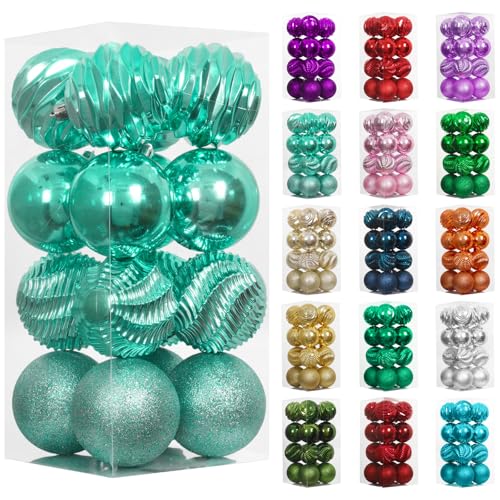 Christmas Ball Ornaments (24 Count)