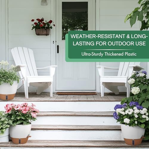 2 Pack 10 inch Plant Pots (2 Count)