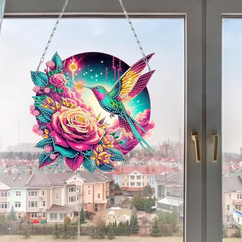 Flowers Hummingbird Diamond Art Kits