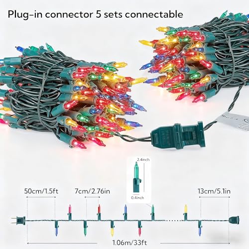 Multicolor Christmas Mini Lights (23 Foot)