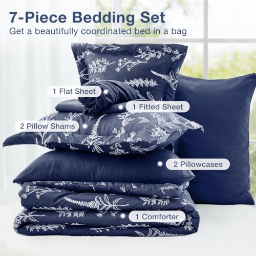 Navy Blue Full Comforter Set