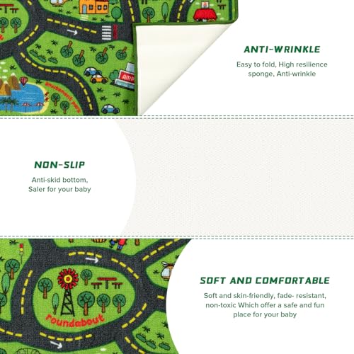 Kids Playmat Rug 5x7 ft (35 Sq Ft)