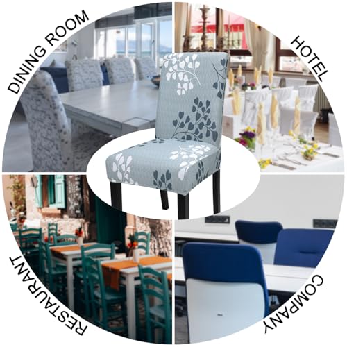Pattern Chair Covers for Dining Room Set of 4