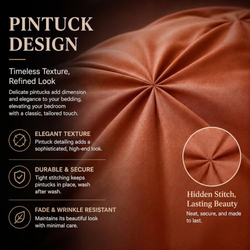 Queen Comforter Set Terracotta