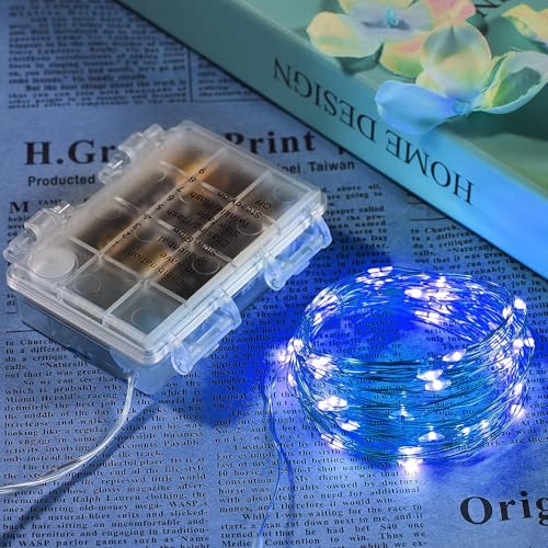 2 Pack 16.4 Ft. Battery Operated Outdoor String Lights with Remote & Timer (2 Count)