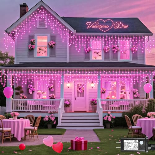 33ft Icicle Lights for Outside