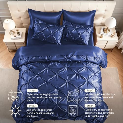 Satin California King Comforter Set