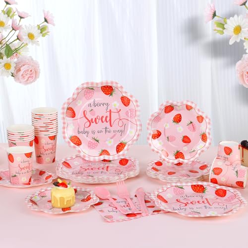 Strawberry Baby Shower Decorations for Girl