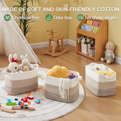 Storage Basket for Organizing 3 Pack (3 Count)