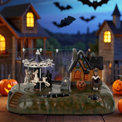 Animated Seesaw Halloween Village House