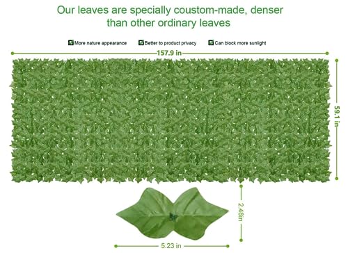 Artificial Ivy Privacy Fence Wall Screen