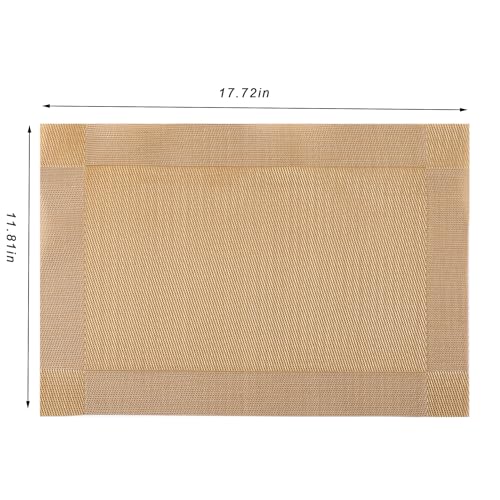 Placemats Set of 6 Washable Indoor (6 Count)