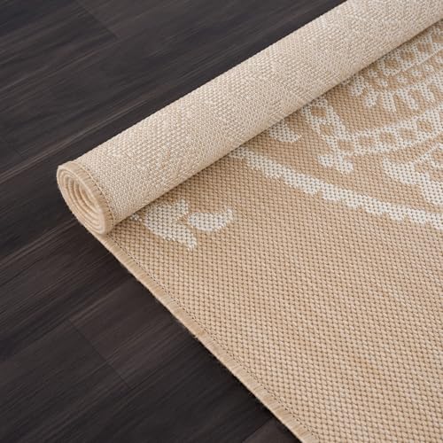 Outdoor Rug 5x7 Modern Area Rugs for Indoor and Outdoor Patios and Porches