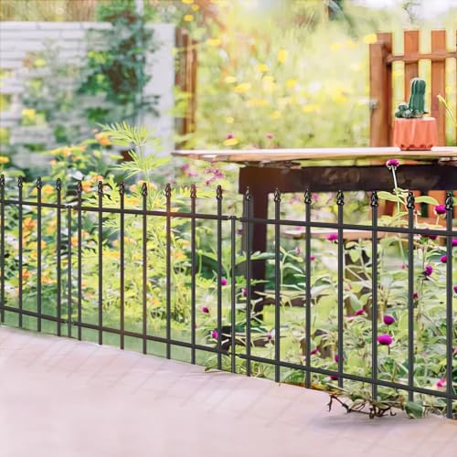 Decorative Metal Garden Fence 24" x 10' (20 Sq Ft)