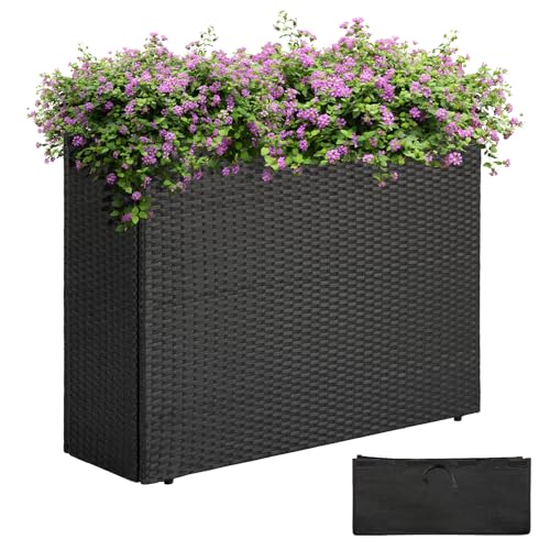 Rattan Wicker Planters for Outdoor