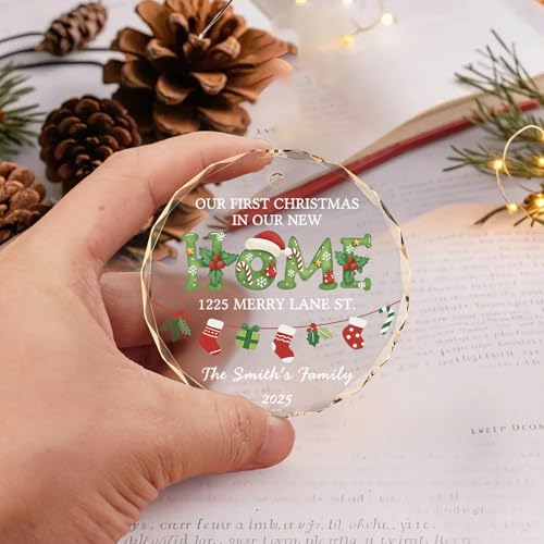 Personalized New Home Ornament 2026