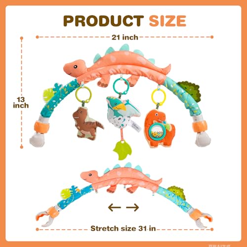 Bassinet Stroller Crib Mobile Toy for Baby 0