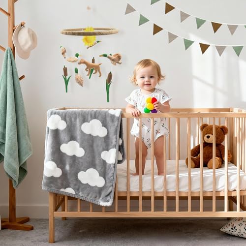 Mallard Duck Baby Crib Mobile Set with 7.75ft Pennant Banner Flags
