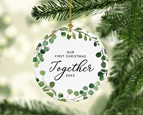 Custom Year Round Ceramic Porcelain Christmas Tree Ornament Keepsake Collectible Gift