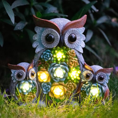 Solar Garden Statue Lights