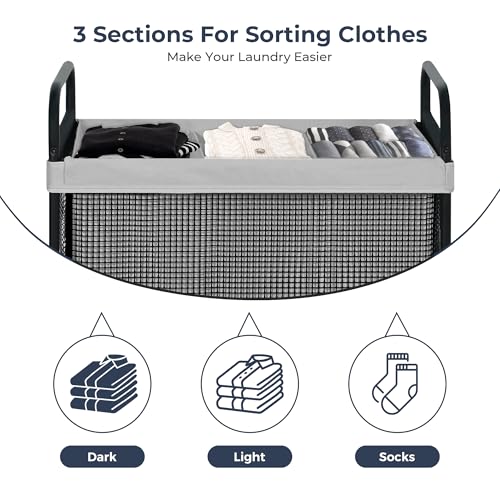 Laundry Hamper 3 Section
